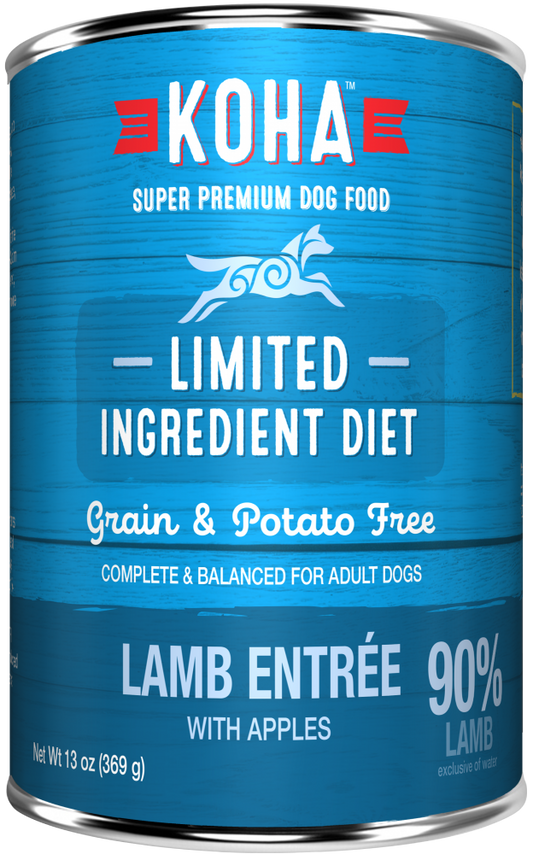 KOHA Grain & Potato Free Limited Ingredient Diet Lamb Entree with Apples Canned Dog Food
