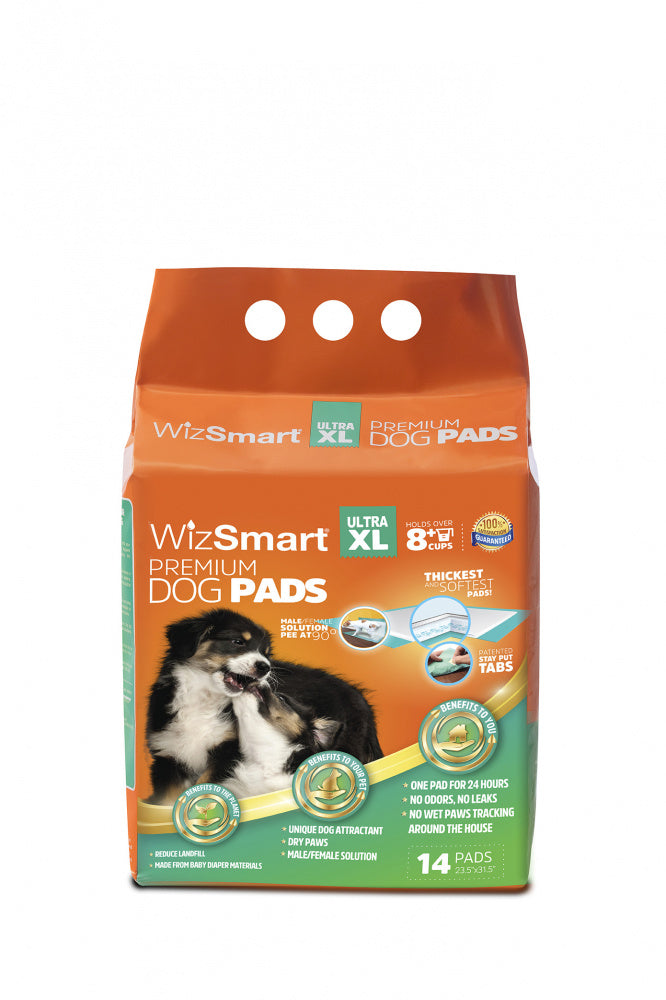 WizSmart Ultra XL All Day Dry Premium Dog Pads
