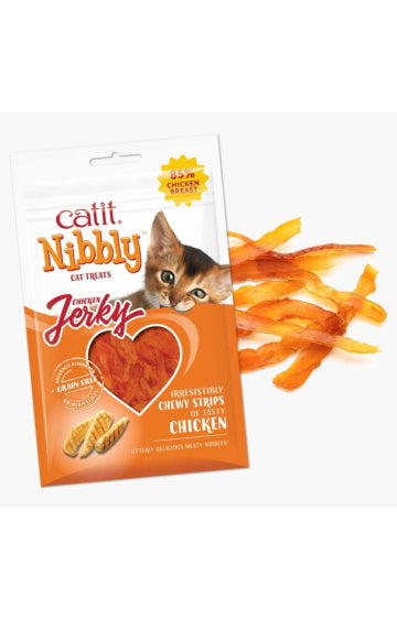 Catit Nibbly Jerky - Chicken Flavor