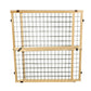 North States MyPet Extra-Wide Wire Mesh Wood Petgate