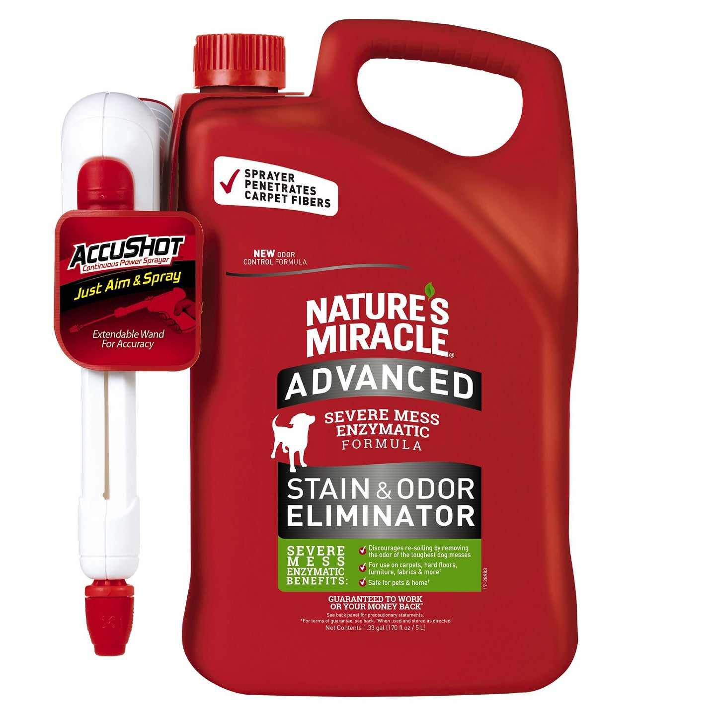 Nature's Miracle Advanced Stain and Odor Remover AccuShot