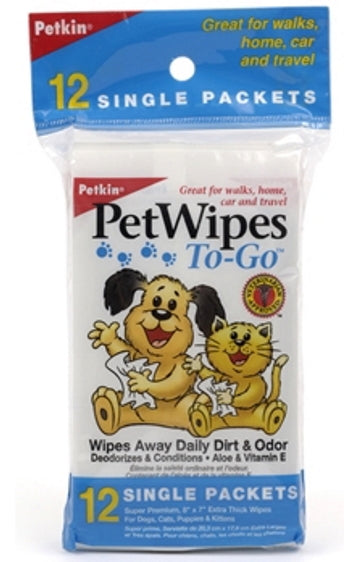 Pet Wipes To-Go Singles
