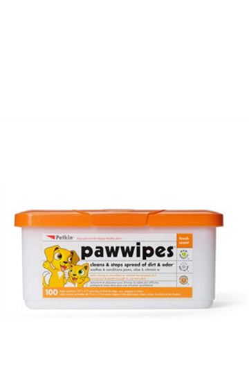 Petkin Paw Wipes 100 count