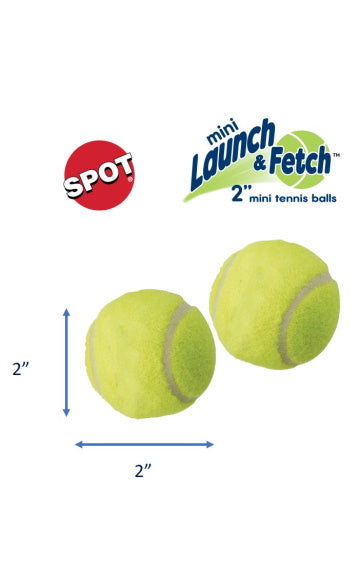 SPOT Launch & Fetch Tennis Ball 2pk