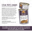 Weruva Steak Frites Dinner with Beef, Pumpkin & Sweet Potatoes in Gravy Grain-Free Canned Dog Food 14oz