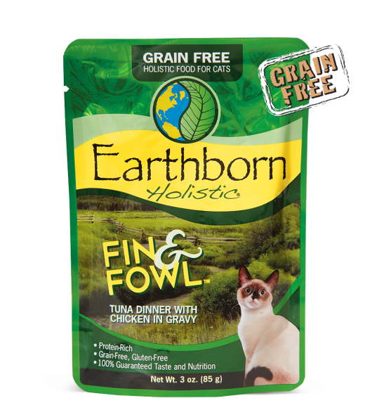 Earthborn Holistic Fin and Fowl Cat Food Pouch