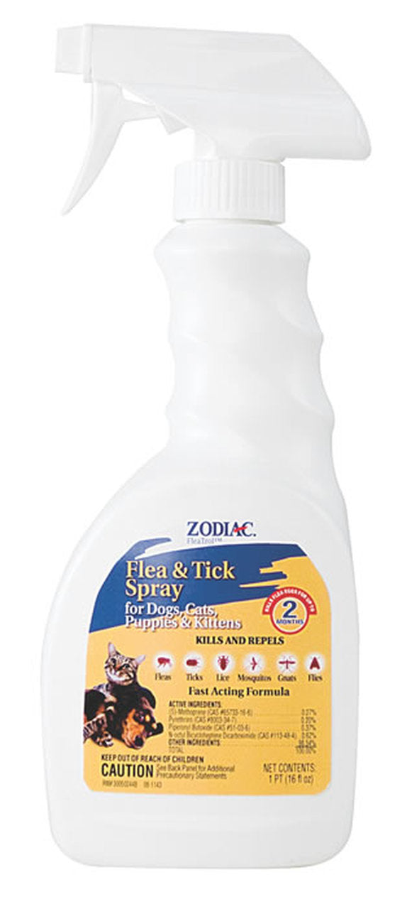 Zodiac Power Spray Flea Control for Dogs and Cats