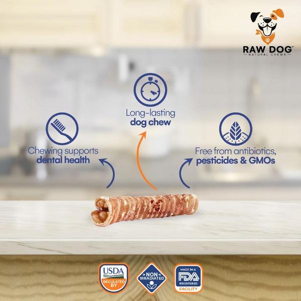 6" Beef Trachea Tubes - Infographic - Raw Dog Chews