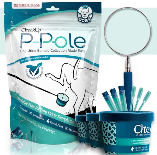 CheckUp P-Pole - Dog Urine Collection Pack