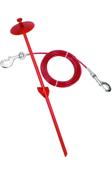 Costal Dog Dome Stake and Tie Out Combo