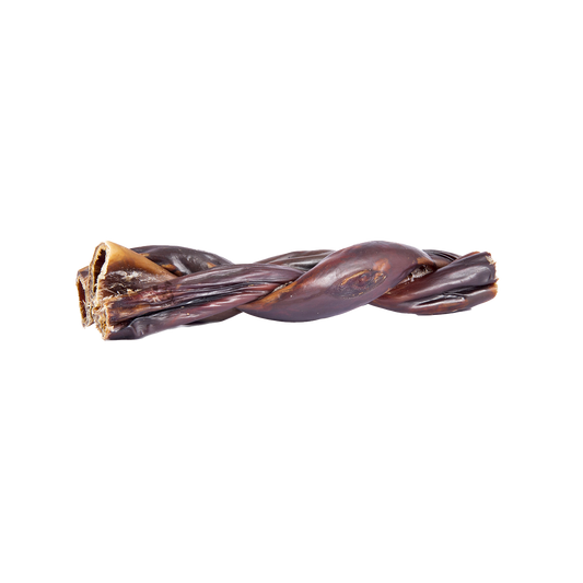 10" Braided Beef Gullet Stick - Raw Dog Chews