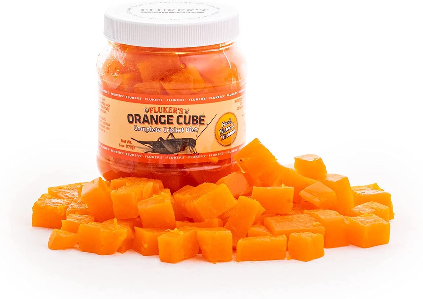 Fluker's Orange Cube Complete Cricket Diet 6oz