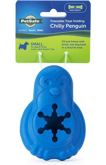 PetSafe BB-Penguin-ML Chilly Penguin Treat Holding Dog Toy