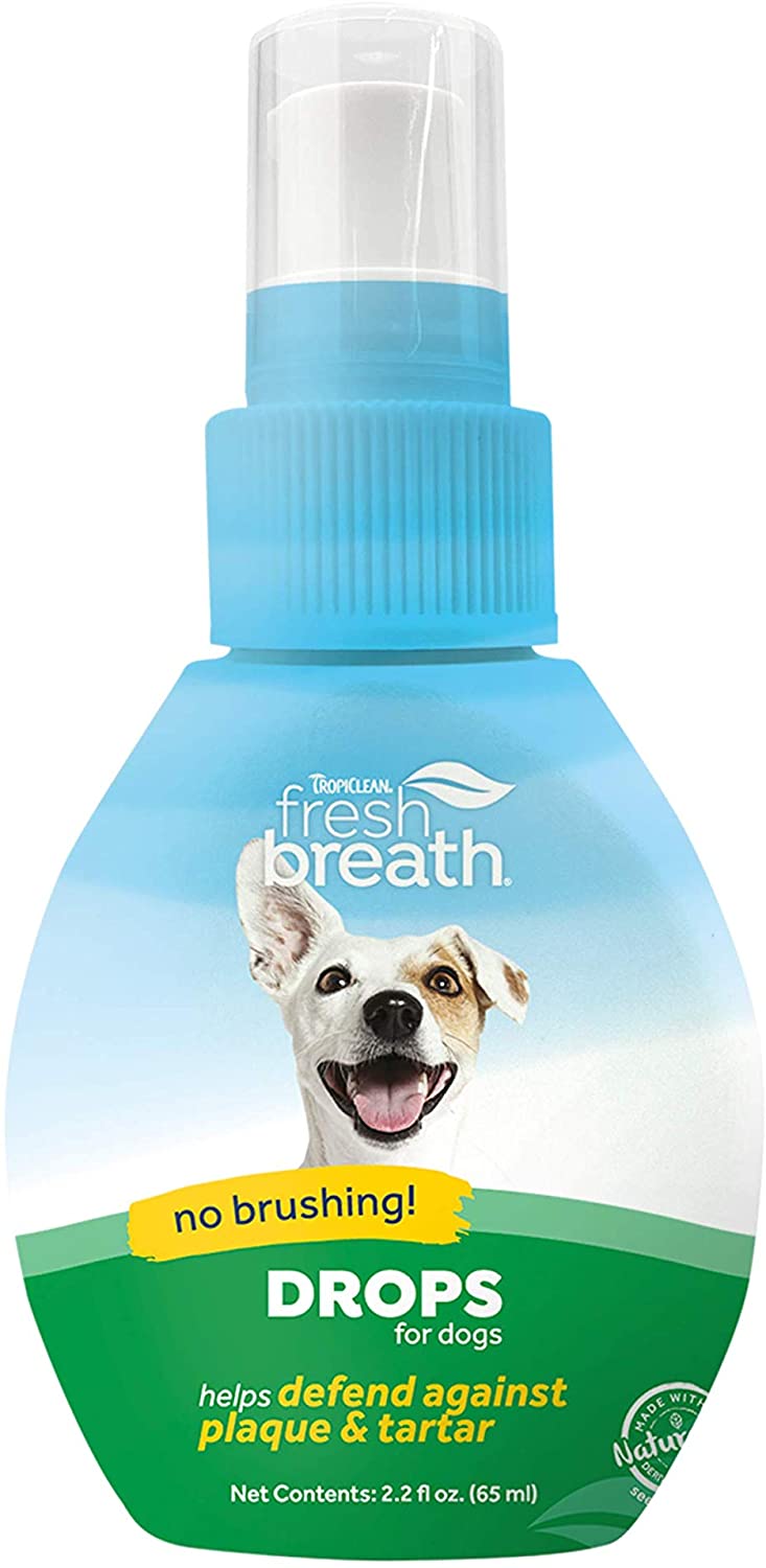 TropiClean Fresh Breath Oral Care Drops For Dogs