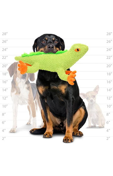 VIP Mighty Microfiber Lizard Plush and Durable Dog Toy