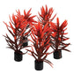 Underwater Treasures Mini Plant - Red and Brown - 3" - 5 pk