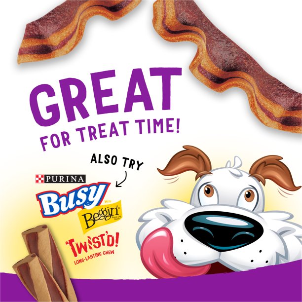 Purina Beggin' Strips Real Meat Dog Treats, With Bacon & Peanut Butter Flavor