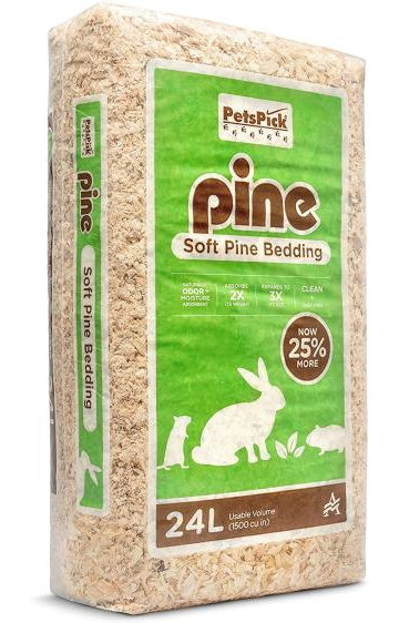 PetsPick Wood Soft Pine Bedding 24L