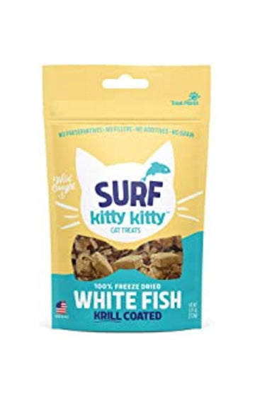 Surf Kitty Kitty White Fish Krill Coated Freeze Dried Cat Treats