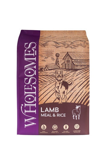 Wholesomes Lamb Meal & Rice Recipe Dry Dog Food