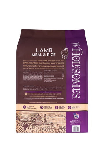 Wholesomes Lamb Meal & Rice Recipe Dry Dog Food