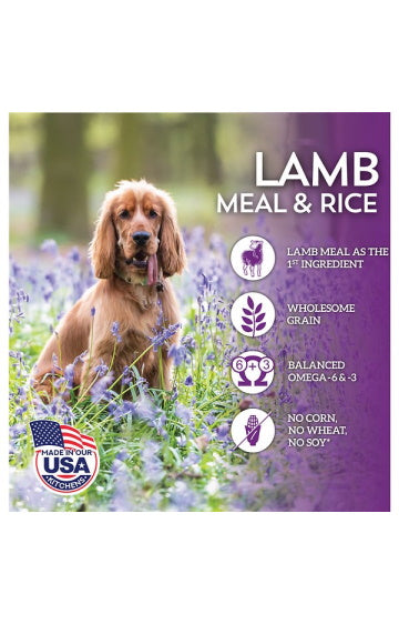 Wholesome lamb and outlet rice dog food