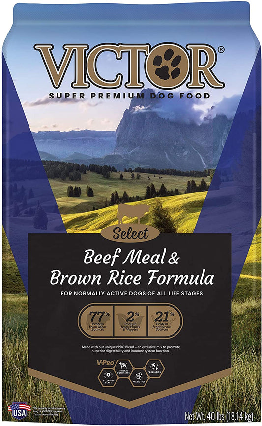 Victor Dog Food Beef Meal & Brown Rice Formula