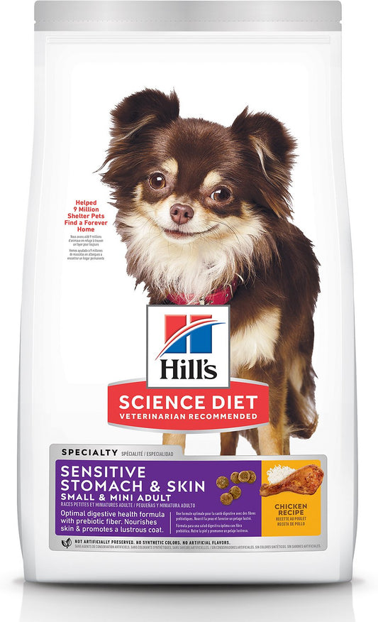 Hill's Science Diet Sensitive Stomach & Skin Small & Mini Dog Food 4lb