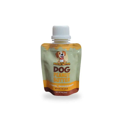 Poochie Butter Dog Peanut Butter Squeeze Packs (2 Sizes)