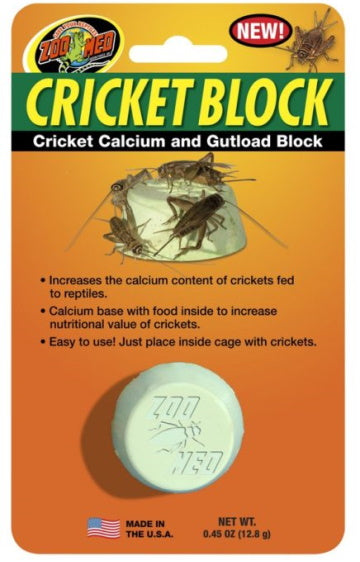 Zoomed Cricket Block – Cricket Calcium and Gutload Block