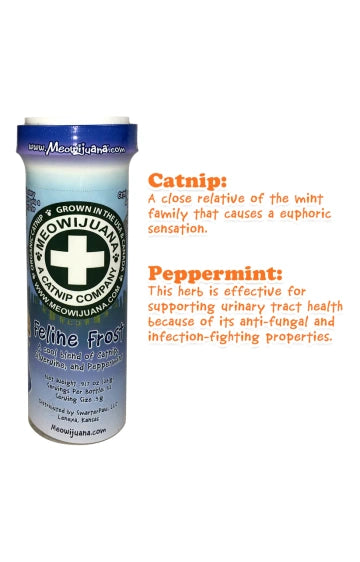 Meowijuana Feline Frost - Catnip, Silvervine & Peppermint Blend