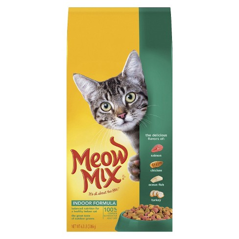 Meow mix indoor cat food sale