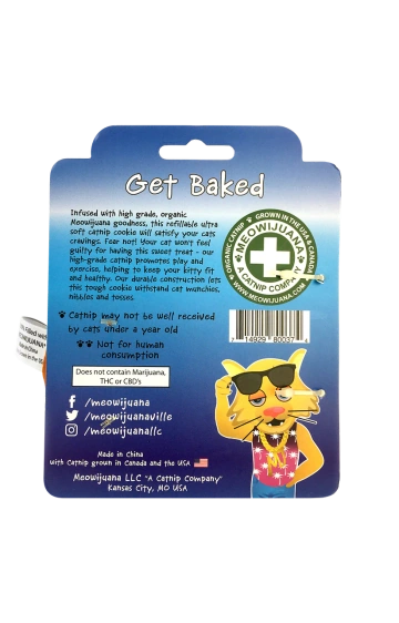 Meowijuana Get Baked Refillable Cookie
