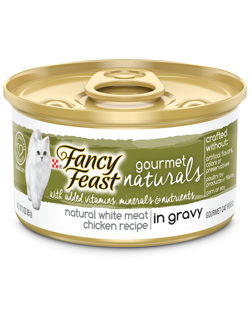 Fancy feast 2025 gourmet naturals chicken