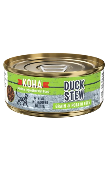 Koha Minimal Ingredient Duck Stew for Cats 5oz