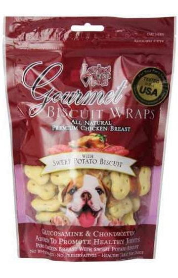 Loving Pets Sweet Potato Biscuit Chicken Wrap