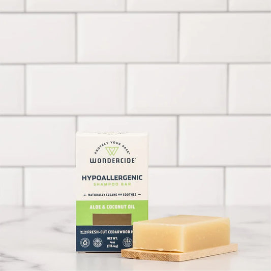 Wondercide Hypoallergenic Shampoo Bar for Dogs and Cats with Natural Essential Oils