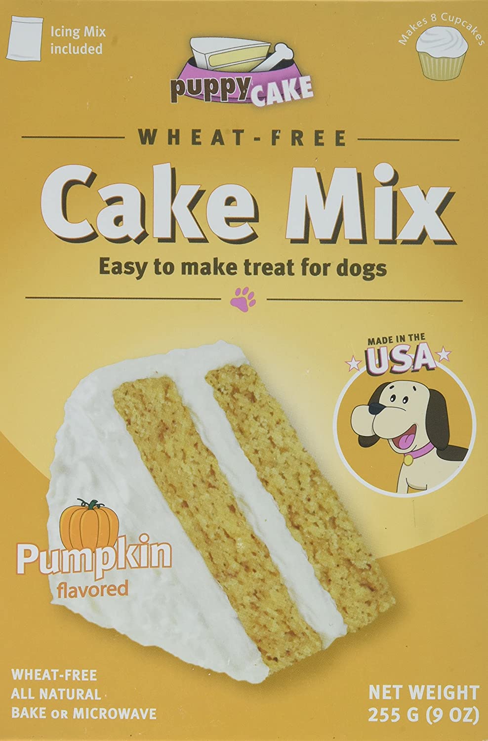 Puppy Cake Mix Pumpkin