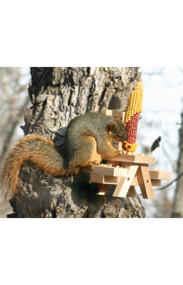 Woodlink Picnic Table Ear Corn Squirrel Feeder