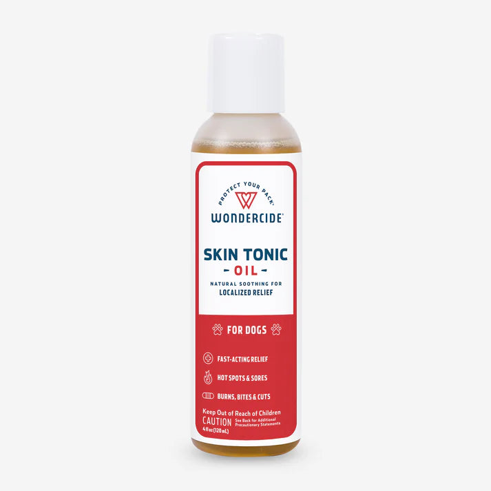 Wondercide Skin Tonic Topical Oil for Dogs with Natural Essential Oils 4oz