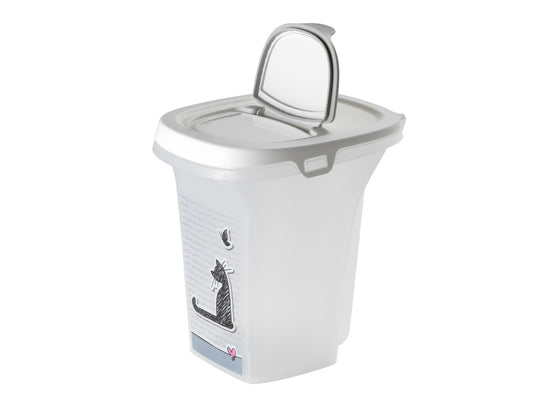 MODERNA Pet Food Container 25 Cups (White)