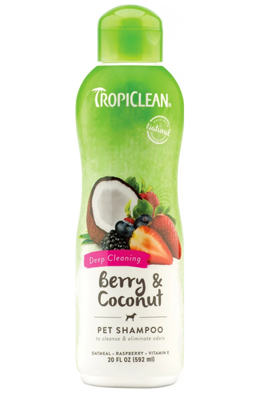 Tropiclean Berry & Coconut Deep Cleansing Shampoo