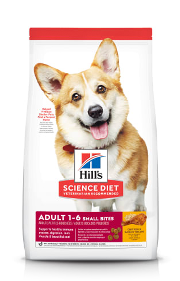 Hill's® Science Diet® Adult Small Bites Chicken and Barley Dog Food