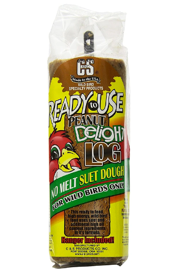 C&S Products Ready To Use Peanut Delight Log