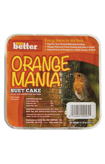 Nunn Better Orange Mania Suet Cake