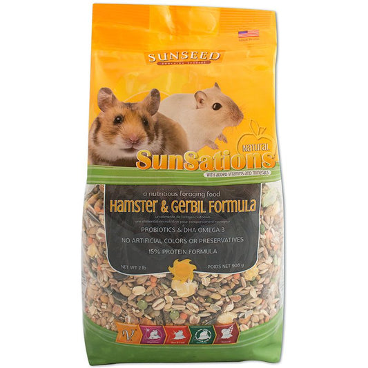Sunseed SunSations Natural Hamster & Gerbil Formula