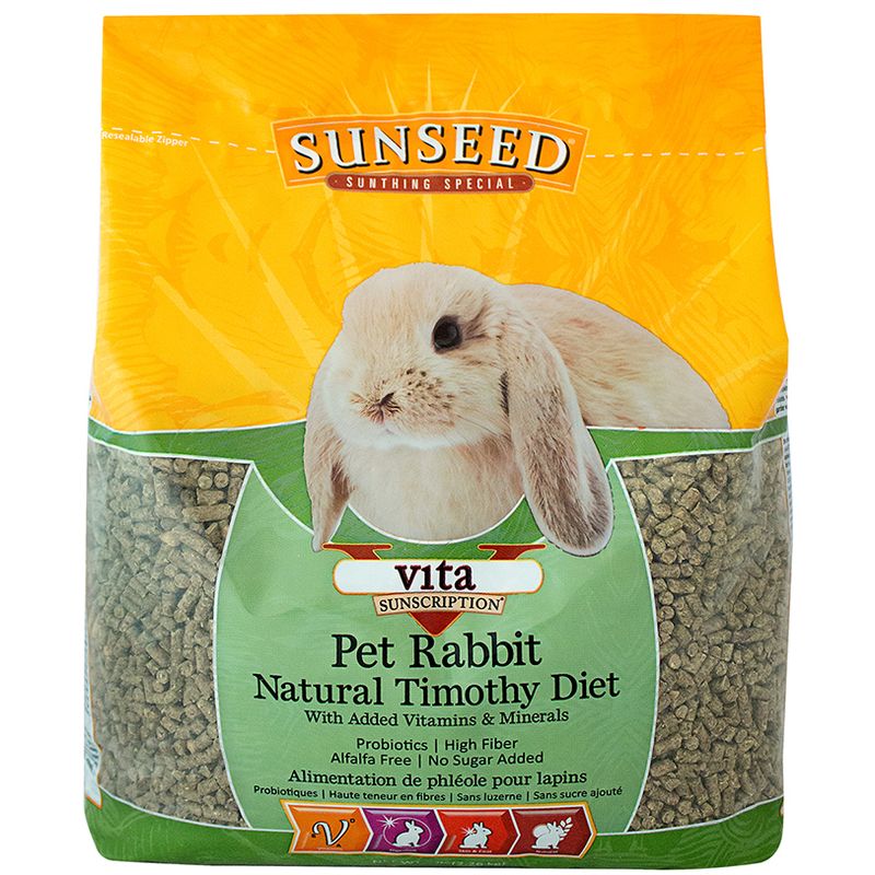 Sunseed Vita Natural Timothy Pet Rabbit Diet