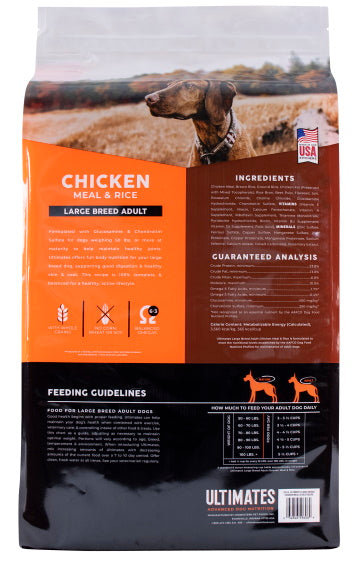 ULTIMATES® Chicken Meal and Rice Large Breed Adult Dog Food