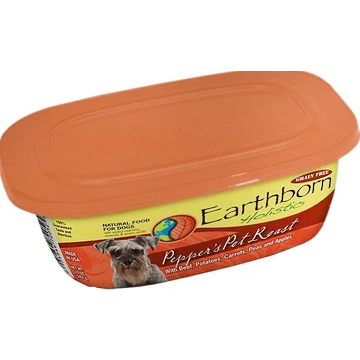 Earthborn Holistic Pepper's Pot Roast Gourmet Dinners Grain Free Moist Dog Food Tubs