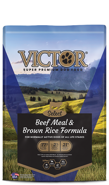 Victor Dog Food Beef Meal & Brown Rice Formula